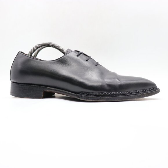 Meermin Plain Toe Derby Men\'s Size UK 8.5 US 9.5 Black Leather Dress Shoe main image 10